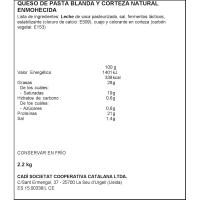 Queso NEU DEL CADÍ, al corte, compra mínima 250 g