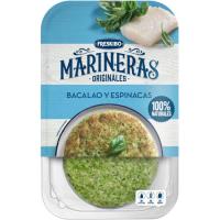 Hamburguesa de bacalao y espinacas FRESKIBO, bandeja 160 g