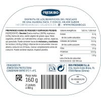 Hamburguesa de bacalao y espinacas FRESKIBO, bandeja 160 g