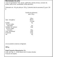 Mermelada de piña LA VIEJA FABRICA, frasco 350 g 