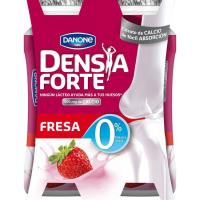 Yogur de fresa 0% DENSIA Forte, pack 4x100 g