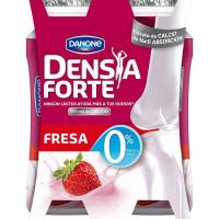 Iogurt sabor maduixa 0% DENSIA Forte, pack 4x100 g