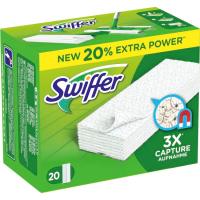 Gamuzas atrapapolvo para mopa SWIFFER, recambio 20 uds.