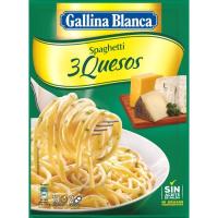 Spaghetti 3 quesos GALLINA BLANCA, sobre 175 g