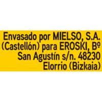 Miel con limón EROSKI, dosificador 350 g