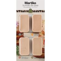 Assortit de patés MARTIKO, pack 4x35 g