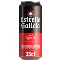 Cervesa especial ESTRELLA GALICIA, llauna 33 cl