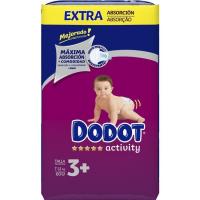 Compra Dodot Pack De 3 Sensitive Extra Jumbo Talla 5+, 48 unidades al mejor  precio.