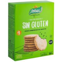 Galeta Digestive sense gluten bio SANTIVERI, caixa 360 g