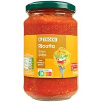 Salsa ricotta EROSKI, flascó 350 g