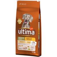 Alimento de pollo-arroz para perro adulto ULTIMA, saco 12 kg