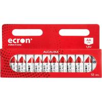 Pila alcalina LR06 (AA) ECRON, pack 12 uds