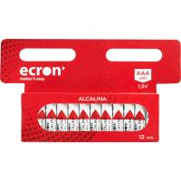 Pila alcalina LR03 (AAA)  ECRON, pack 12 u