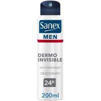 Desodorante dermo invisible SANEX Men, spray 200 ml