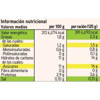 Iogurt sabor maduixa-llimona-coco-macedònia EROSKI basic, pack 12x125 g