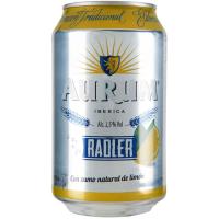 Cerveza AURUM RADLER, lata 33 cl