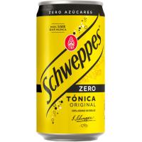 Tònica SCHWEPPES ZERO, llauna 25 cl