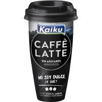 Caffe Latte sin azúcar KAIKU, vaso 230 ml
