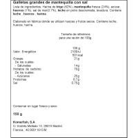 Galleta de mantequilla con sal  ST MICHEL, caja 150 g