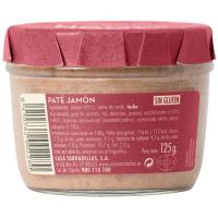 Paté de pernil CASA TARRADELLAS, flascó 125 g