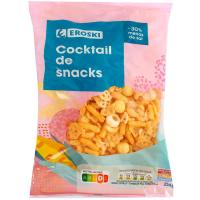 Cocktail de snacks EROSKI, bossa 250 g