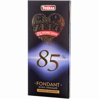 Negra 85% sense sucre TORRAS, paquet 100 g