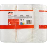 Papel de cocina blanco EROSKI BASIC, paquete 6 rollos