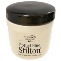 Queso azul Stilton DOP CLAWSON, tarro 100 g