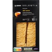 Fettuccine all'uovo EROSKI SELEQTIA, paquete 250 g