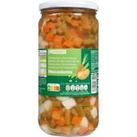 Macedonia de verduras EROSKI, frasco 400 g