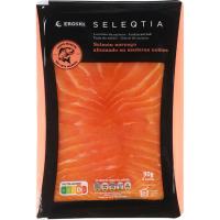 Salmón ahumado EROSKI SELEQTIA, sobre 90 g