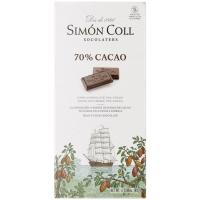 Xocolata 70% Cacau SIMON I COLL, rajola 85 g