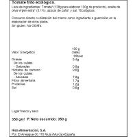 Tomate frito ecológico HIDA, frasco 350 g