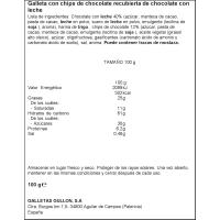 Galeta chocobom llet GULLÓN, paquet 100 g