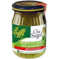 Salsa pesto con albahaca 100% vegetal BIFFI, frasco 190 g