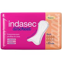 Compresa d`incontinència maxi INDASEC, paquet 15 u