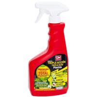 Insecticida triple acción: insectos, ácaros y hongos QUIMUNSA, pulverizador 750 ml