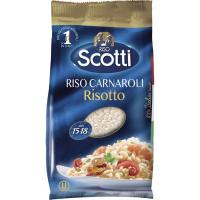 Arròs Carnaroli per a risotto SCOTTI, paquet 500 g
