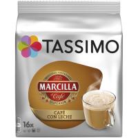 Café con leche TASSIMO MARCILLA, paquete 16 uds