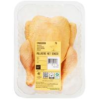 Pollo limpio EROSKI, pieza al peso aprox. 1.5 kg
