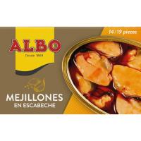 Mejillón en escabeche 14/19 piezas ALBO, lata 115 g