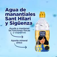 Agua mineral natural FONT VELLA, botella tapón sport 75 cl