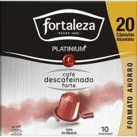 Café descafeinado forte comp. Nespresso FORTALEZA, caja 20 uds