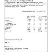 Danonino per a portar sabor maduixa DANONE, pack 4x70 g