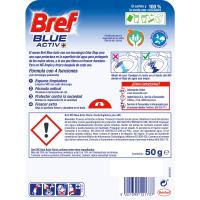 Limpiador wc poder activo azul floral BREF, pack 50 g