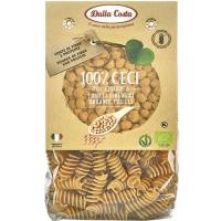 Pasta Fusilli 100% garbanzos DALLA COSTA, paquete 250 g