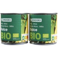 Blat de moro EROSKI BIO, pack 2x140 g