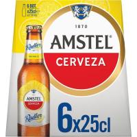 Cervesa AMSTEL Radler, pack botellín 6x25 cl