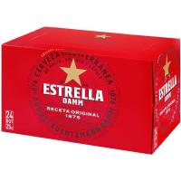 Cervesa ESTRELLA DAMM, pack 24x25 cl