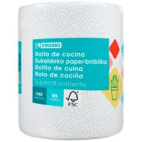 Papel de cocina absorbente EROSKI, paquete 1 rollo